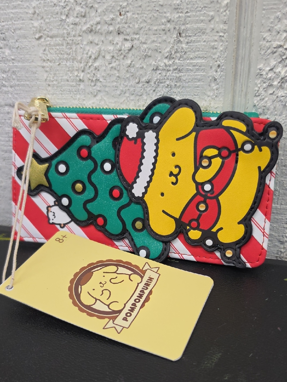 Holiday Zip Wristlet - Yellow & Green Kids Accessory